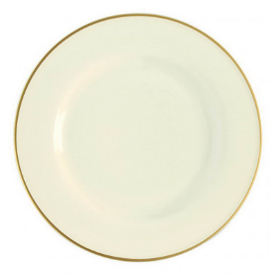 DPS Academy Eventmělký talíř se zlatým proužkem ø30cm