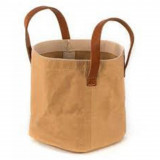 Paper bag  with leather ears