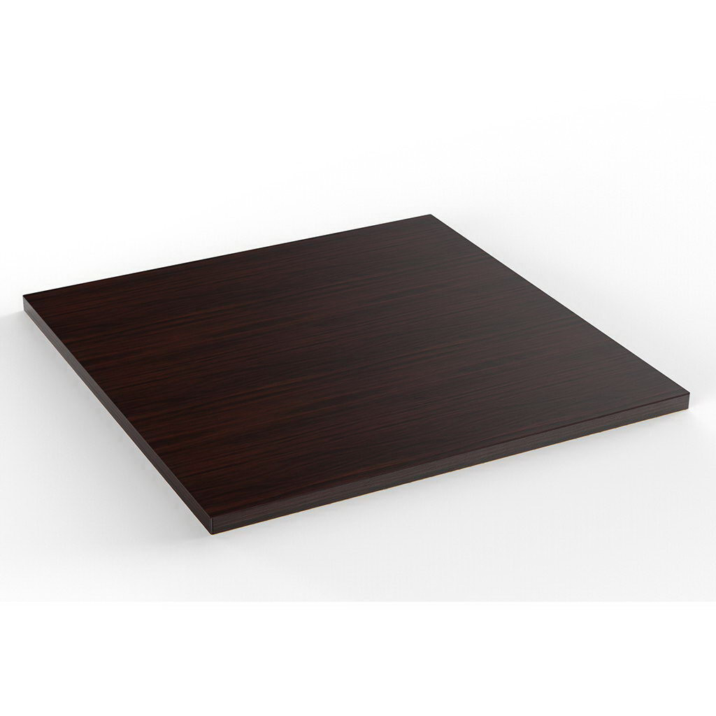 Craster Rise 800 Wenge Oak Veneer Square Table Top Veneer 800 × 800 × 25 mm