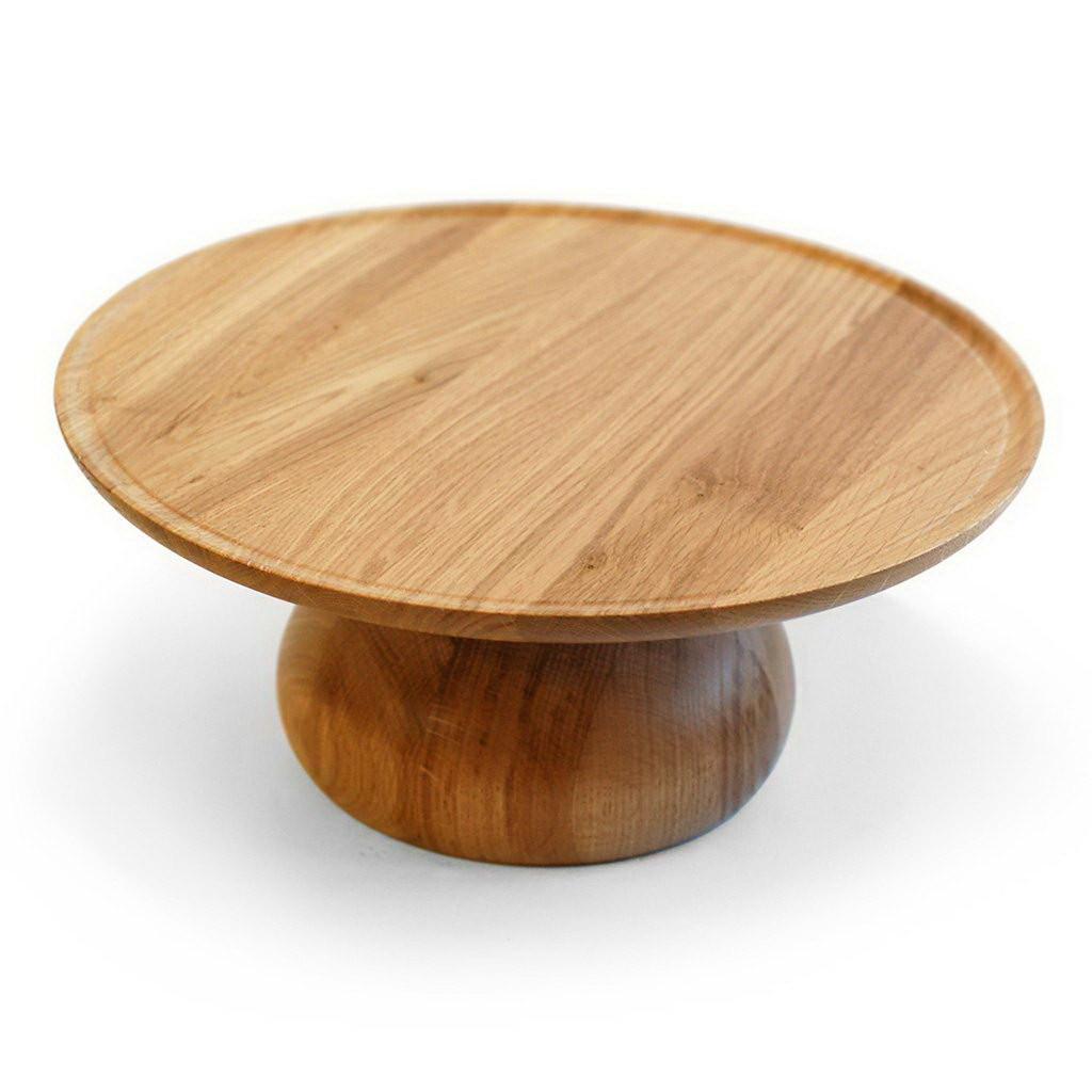 Craster  Medium Oak Cake Stand Oak, Matt Lacquer 320ø × 136 mm