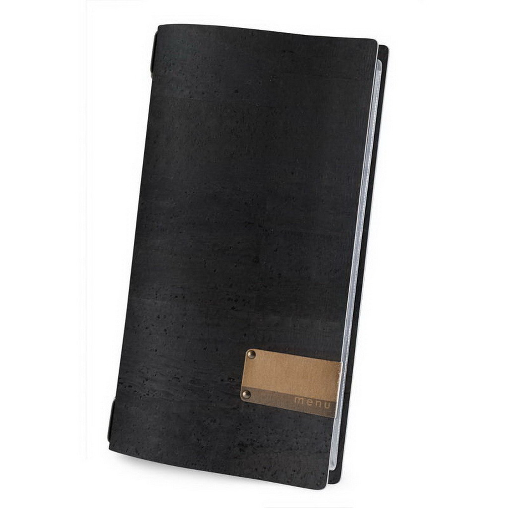 DAG style Menu 17,4x31,8 cm (4RE) PATCH štítek "menu" CORK BLACK