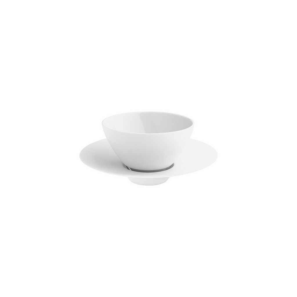 Hering Berlin Velvet caffé latte, soup bowl and saucer Ø135 h85 400ml,Ø220 h45