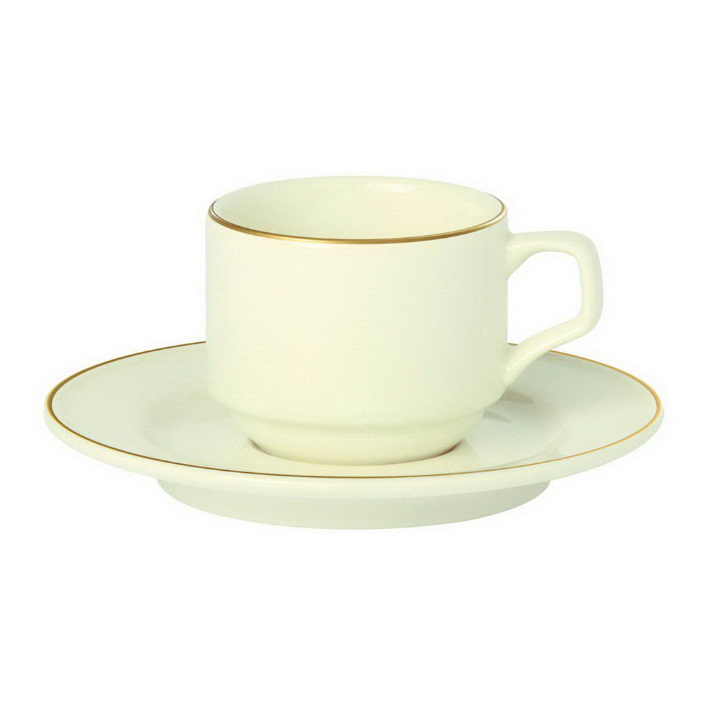 DPS Academy Event Gold Band Espresso Saucer 12cm