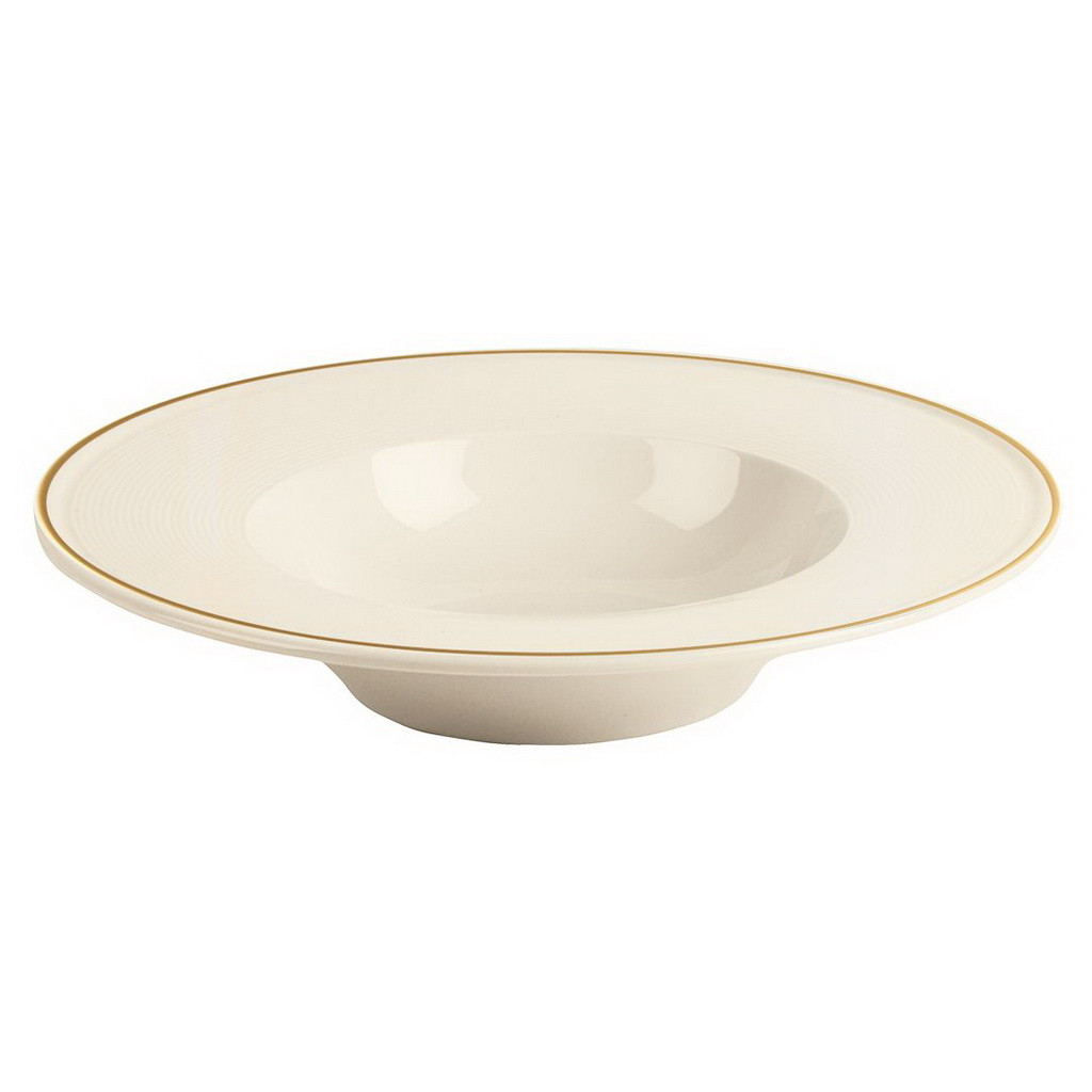 DPS Line Gold Band Pasta Plate 25cm