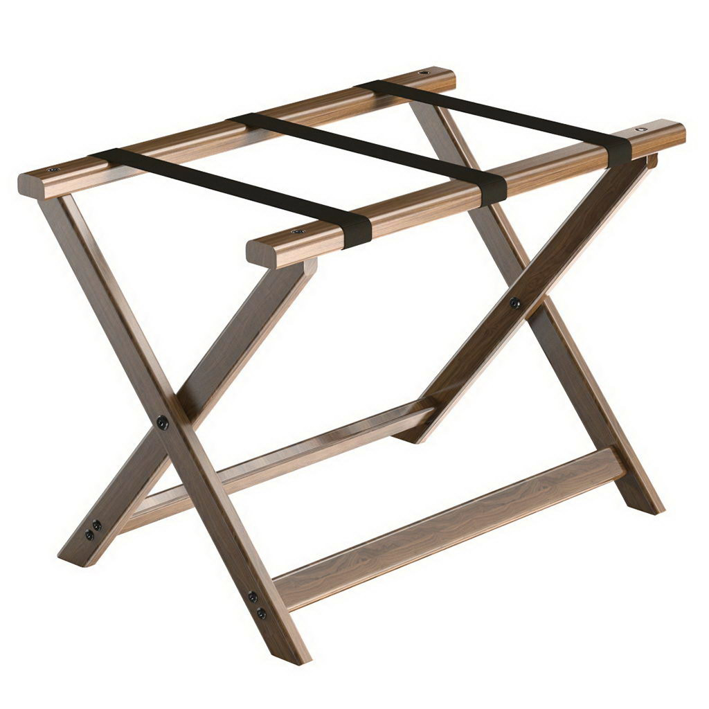 Craster Bedroom Walnut Luggage Rack Walnut 655 × 417 × 466 mm