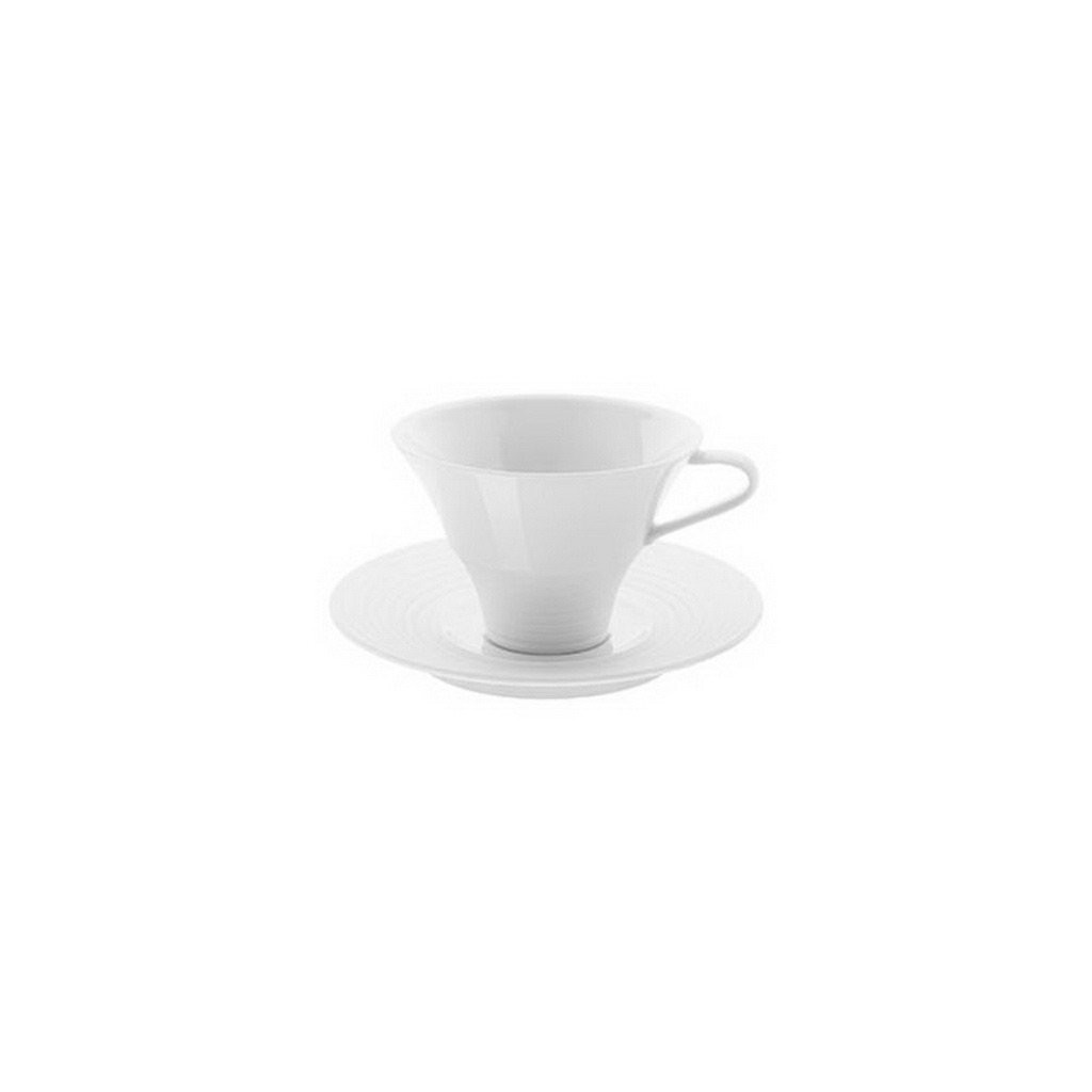 Hering Berlin Pulse coffee/tea cup with saucer Ø110 h80 170ml,Ø160 h21