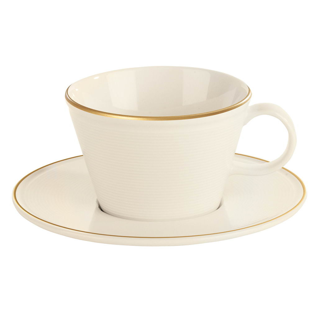 DPS Line Gold Band Saucer 16cm