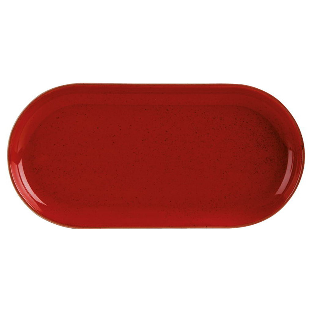 DPS Magma Narrow Oval Plate 32x20cm/12.5x8"