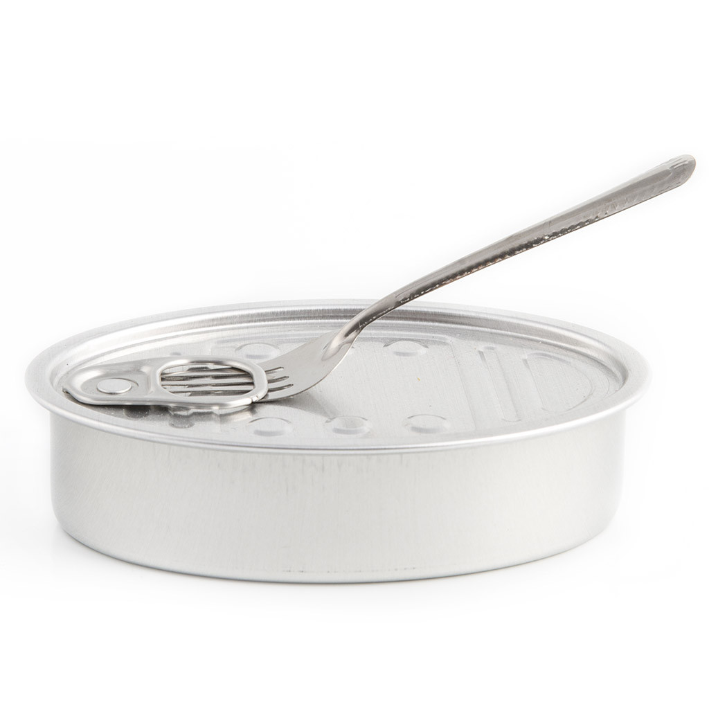 100% Chef Oval Aluminium Can 11x7x3cm / 120ml