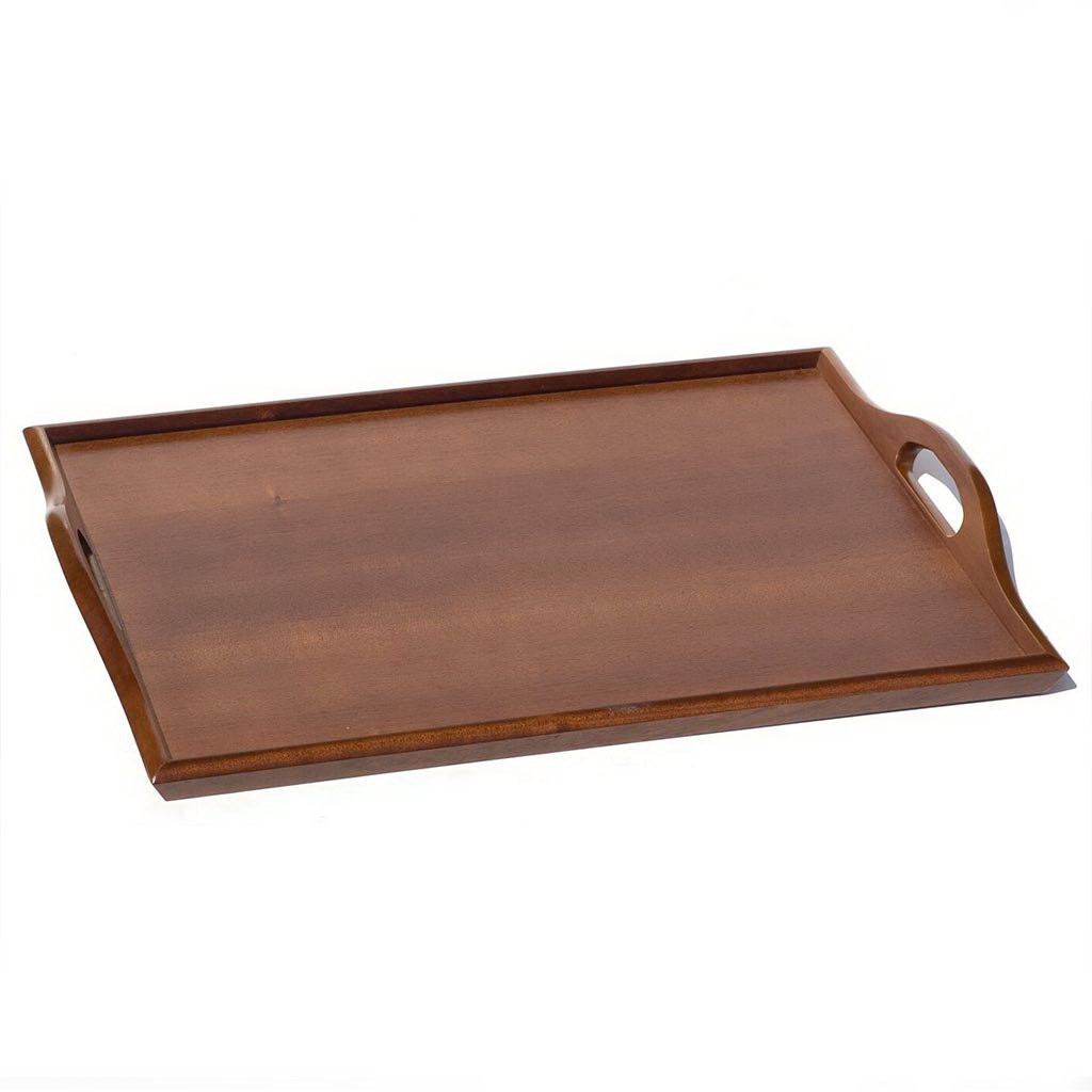 Craster  Mahogany Jersey Butler Tray Mahogany 610 × 444 × 57 mm