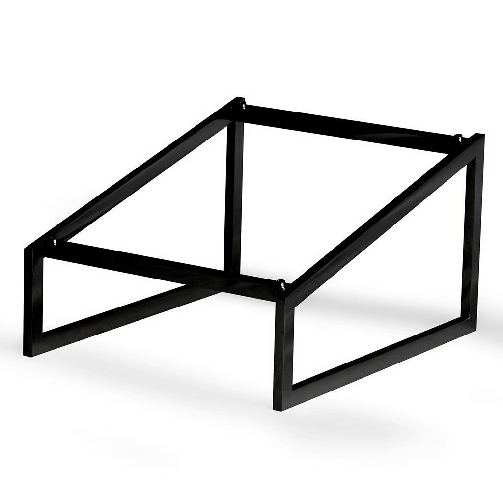 Craster Flow Tall Black Angled 1.2 Frame Black Powdercoated 265 × 315 × 185 mm