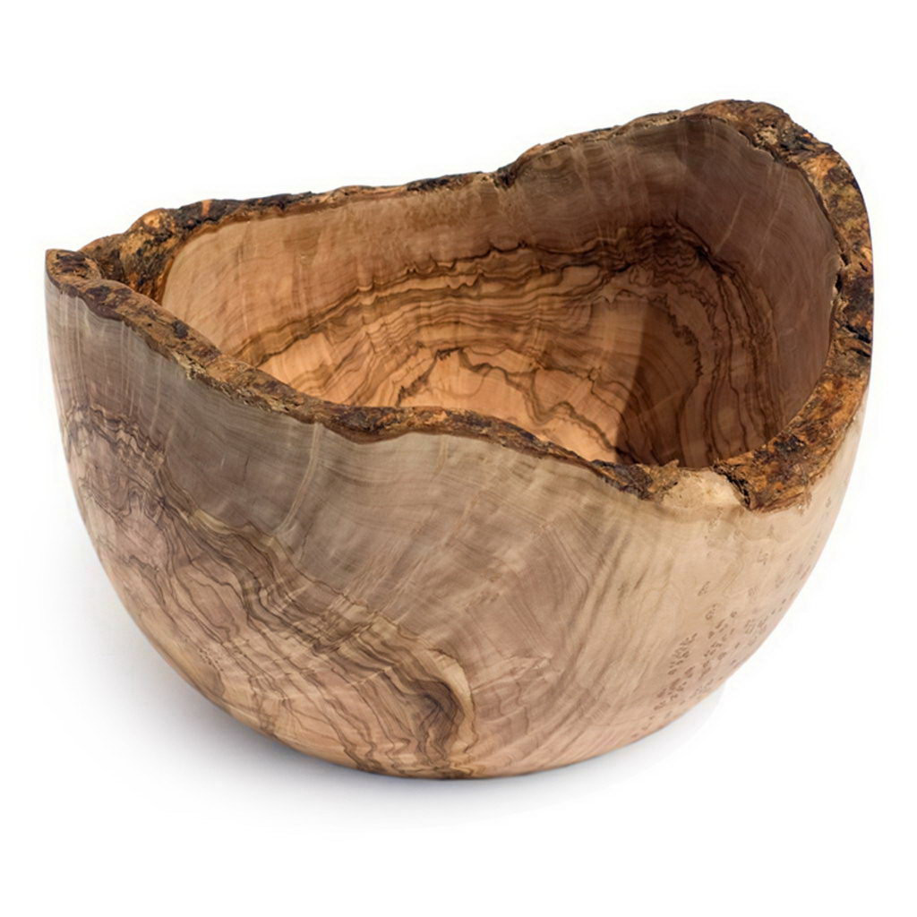 Craster Large Olive Wood Rustic Bowl