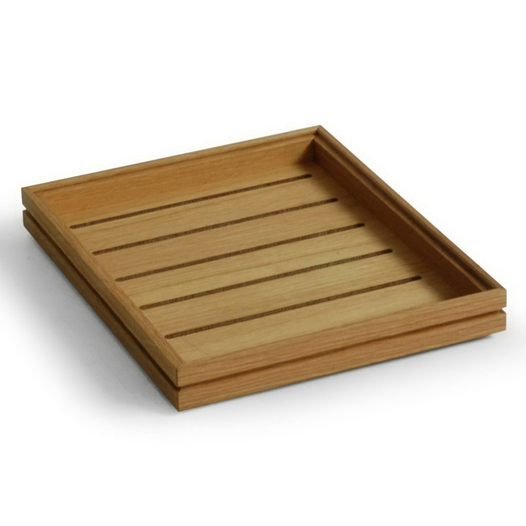 Craster Flow Oak 1.2 Tray Oak, Oiled 325 × 265 × 40 mm