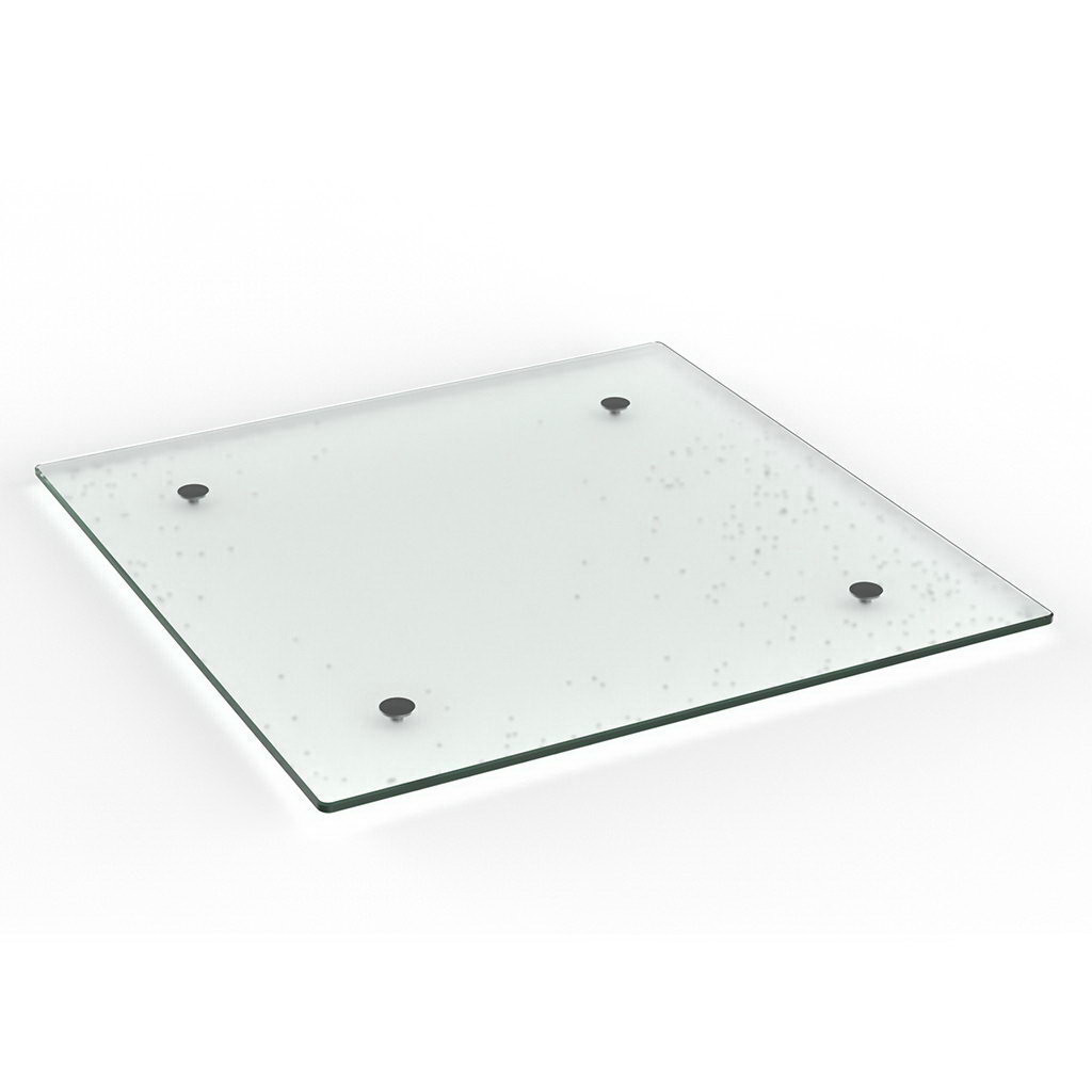 Craster Rise 800 Frosted Glass Square Table Top Frosted Glass 800 × 800 × 22 mm 
31.5 × 31.5 × 0.9”