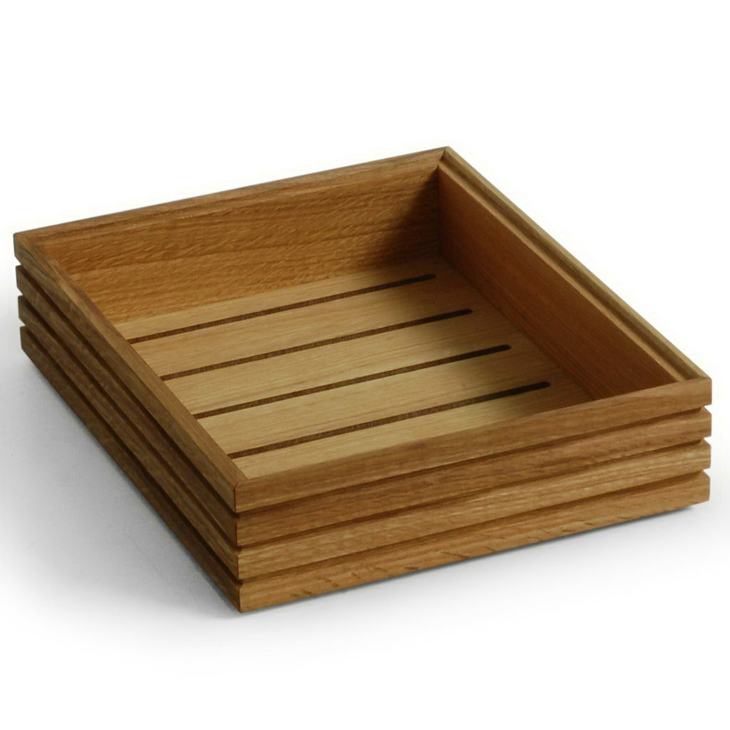 Craster Flow Tall Oak 1.2 Tray Oak, Oiled 325 × 265 × 75 mm