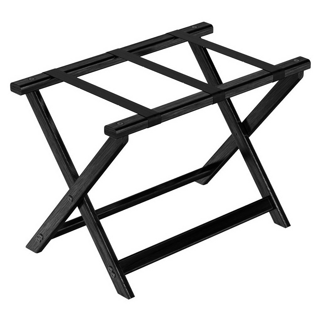 Craster Bedroom Black Luggage Rack Black 655 × 417 × 466 mm