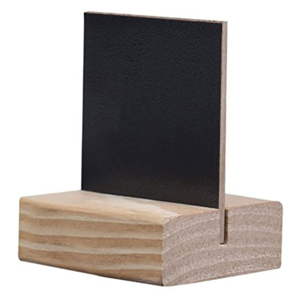 BLACKBOARD DISPLAY STAND D4 STYLE MODIGLIANI 5,5x6,5 cm for the table with basis colour PINE