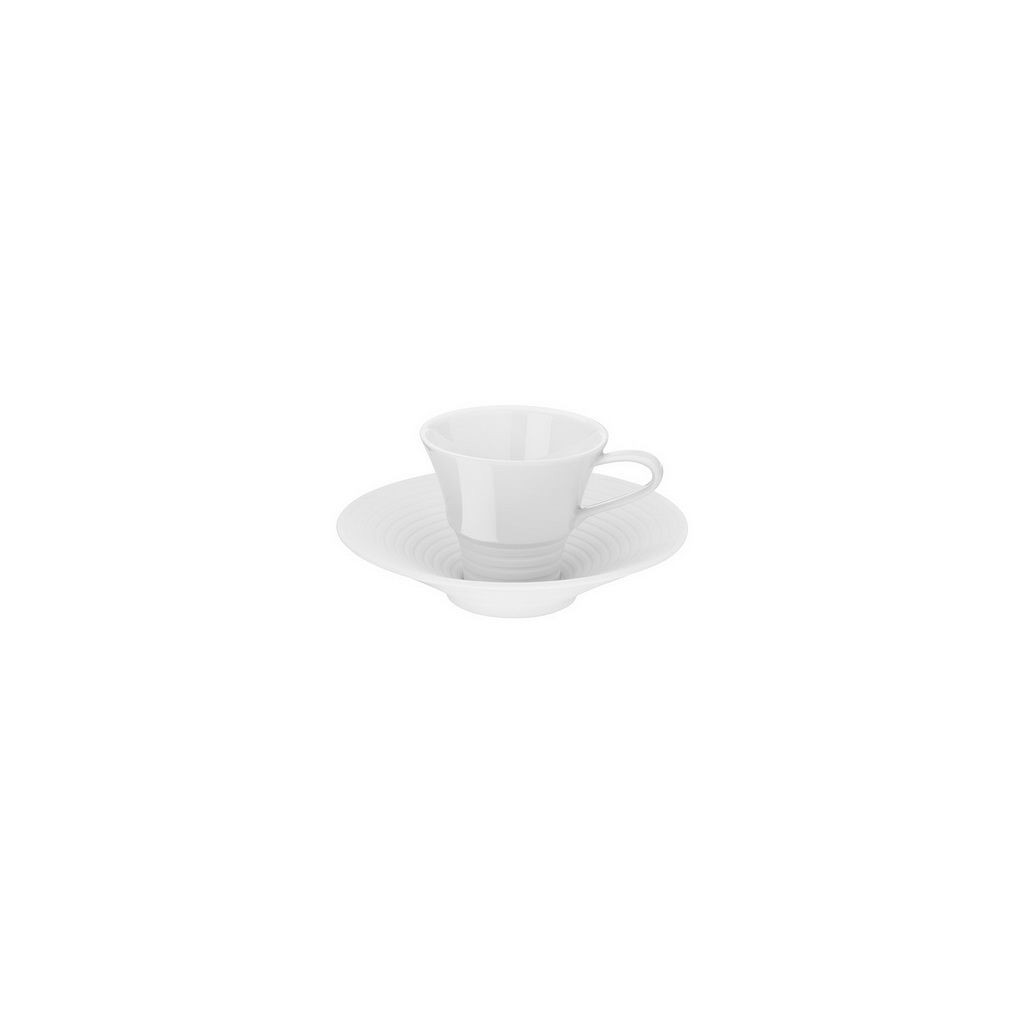 Hering Berlin Pulse espresso cup and saucer Ø70 h58 50ml,Ø130 h30