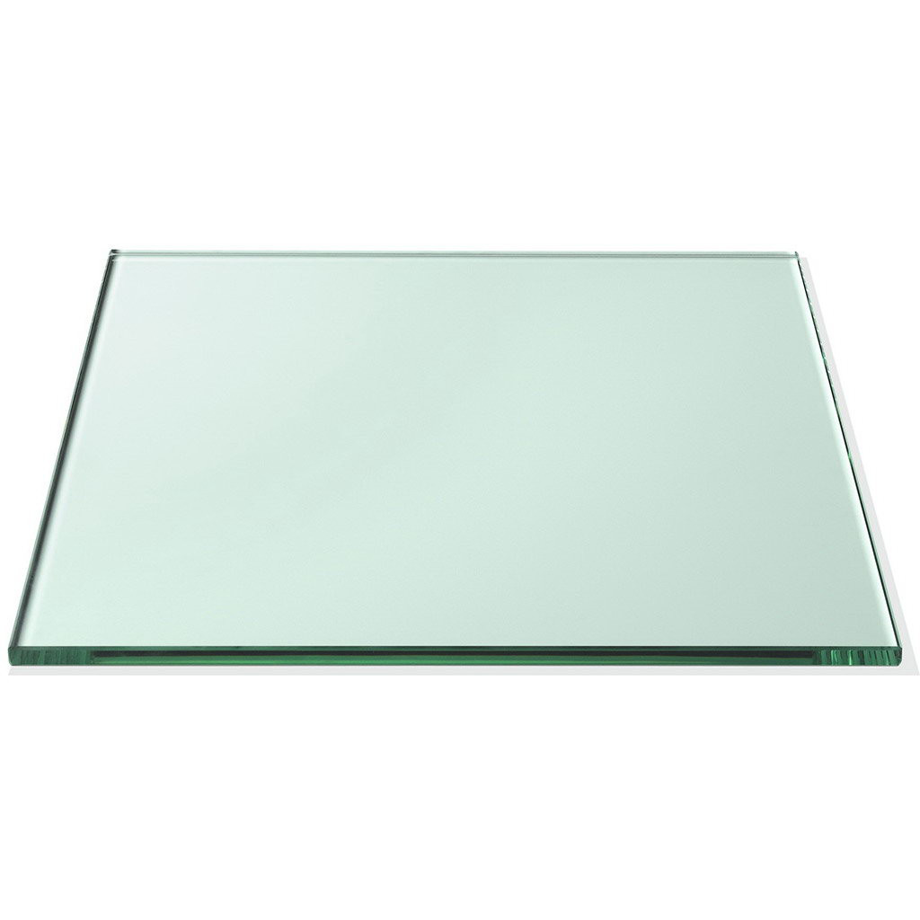 Rosseto Square Clear Tempered Glass Surface, 1 EA
