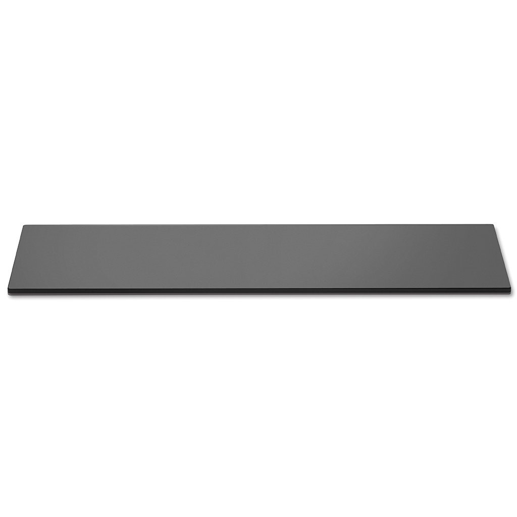 Rosseto Narrow Rectangle Black Acrylic Surface, 1 EA