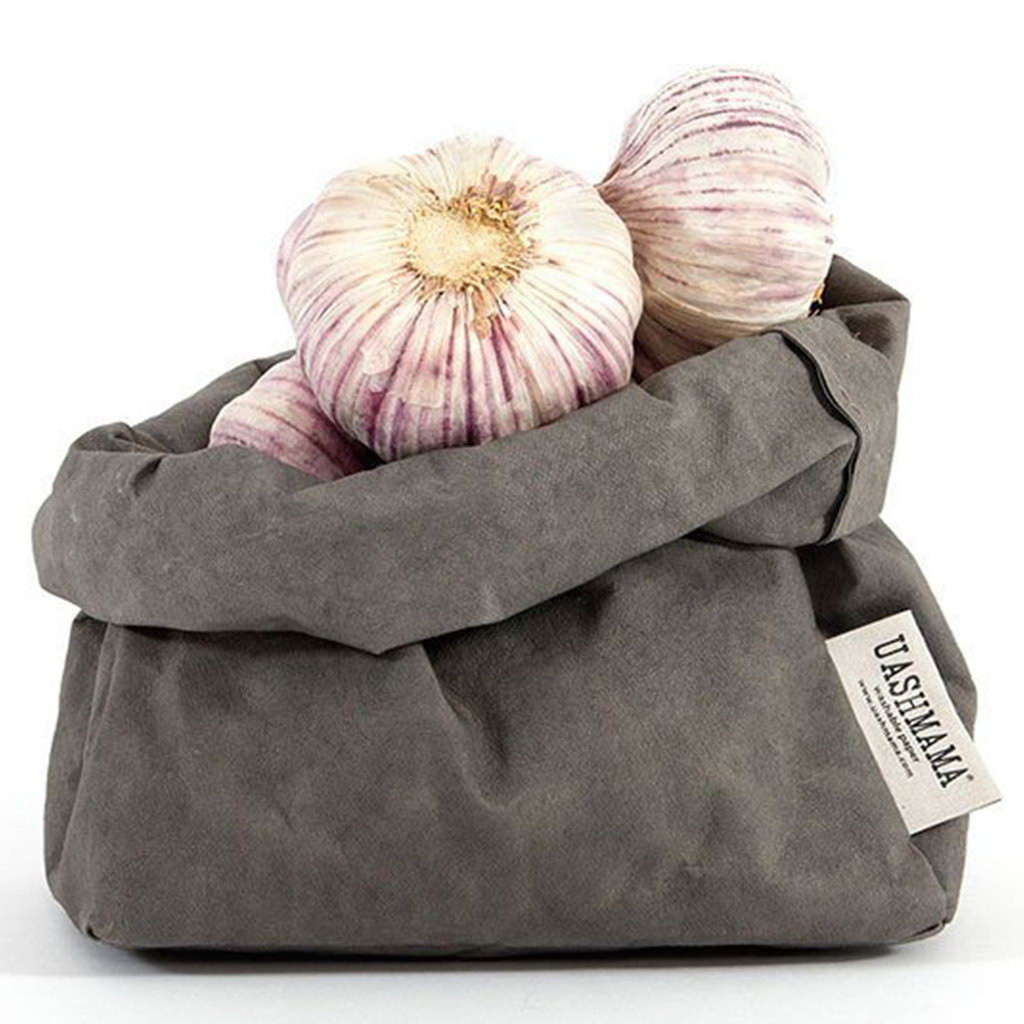 PAPER BAG SMALL DARK GREY UASHMAMA