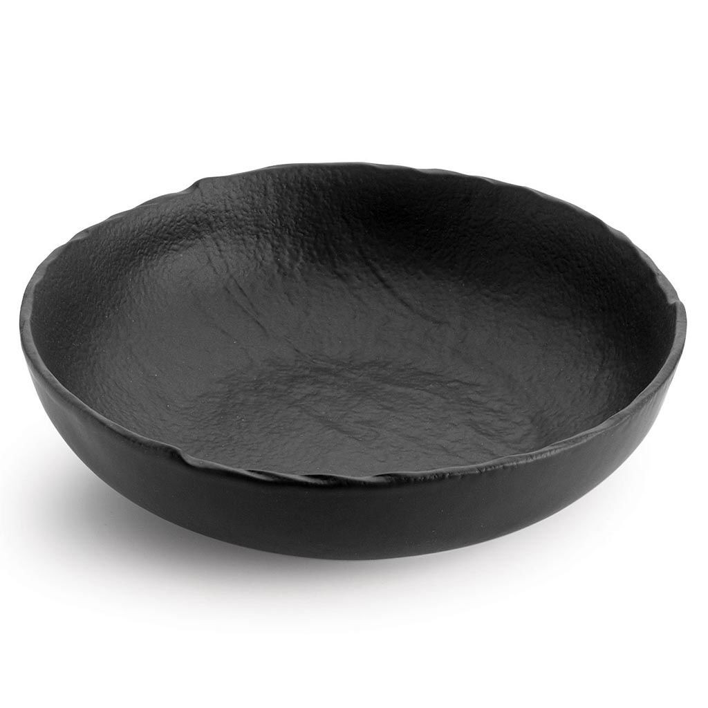 CHIC Deep plate 24xH6cm black Livelli