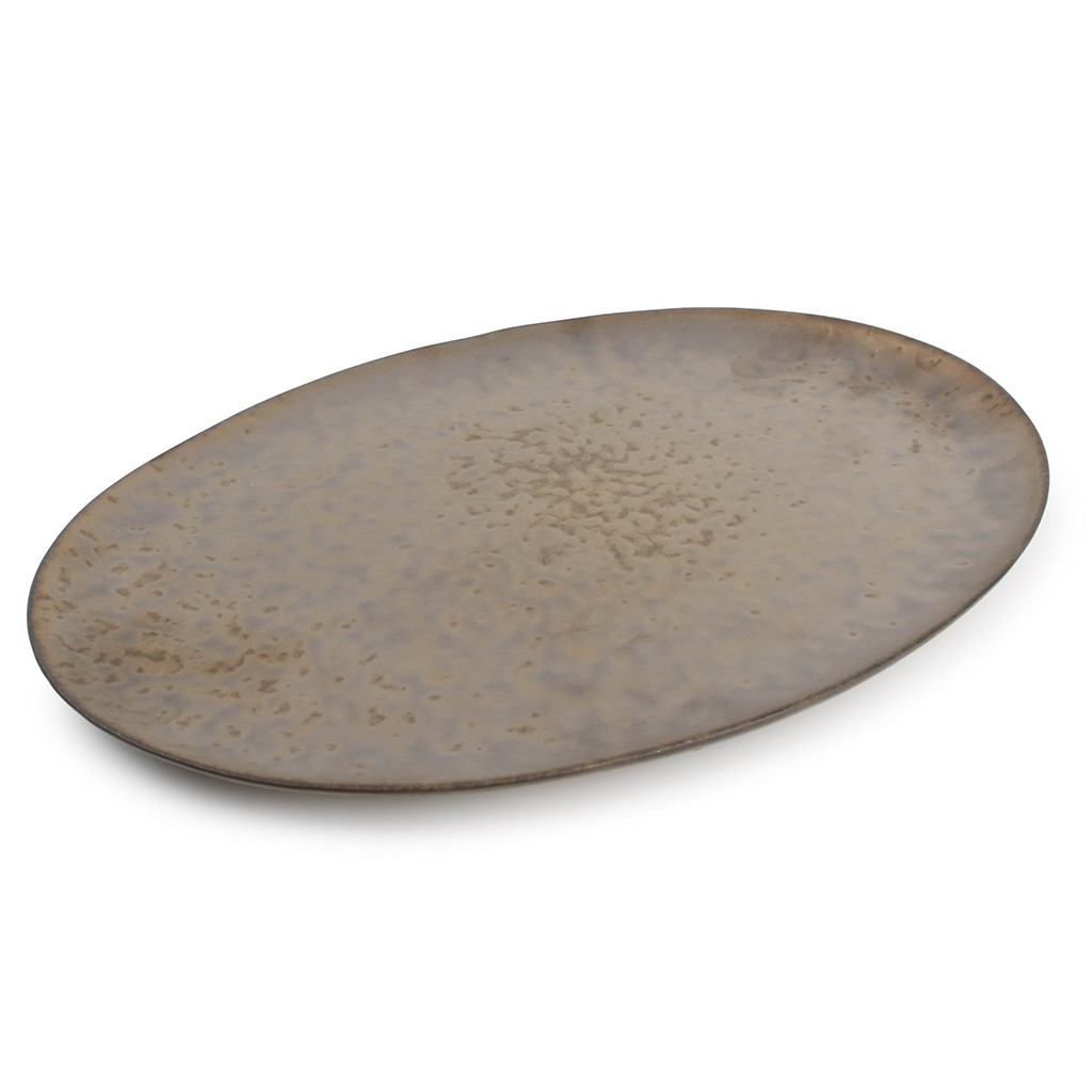 CHIC Plate 36x24,5cm gold Perla