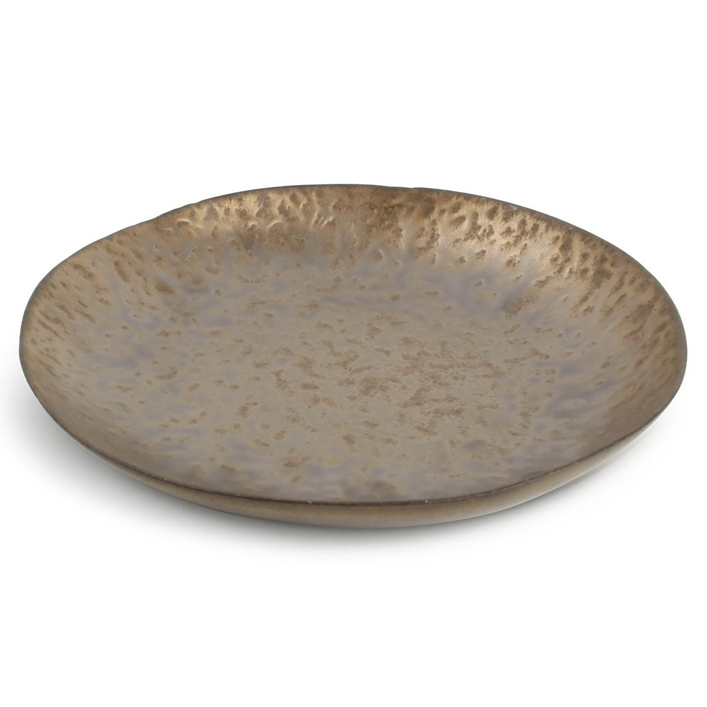 CHIC Deep plate 25xH4cm gold Perla