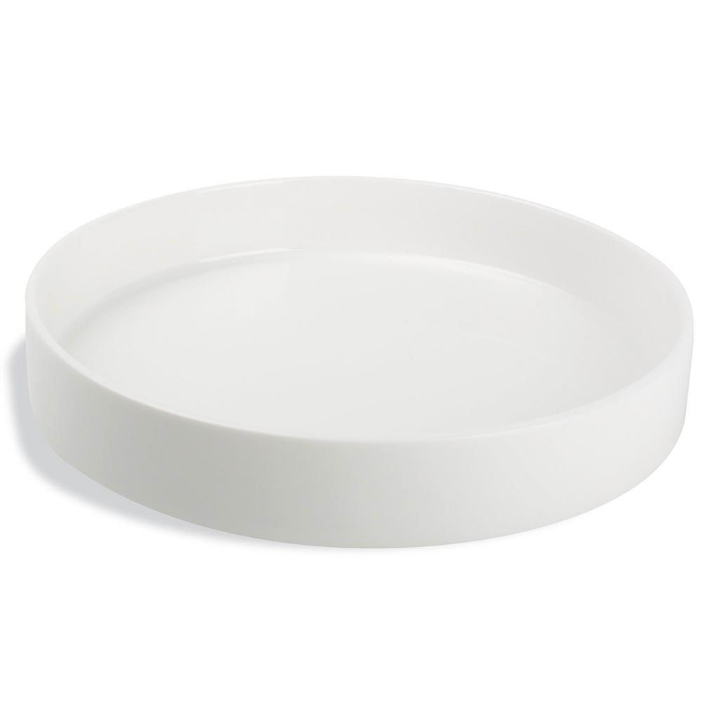 CHIC Deep plate 24xH4cm white Verso