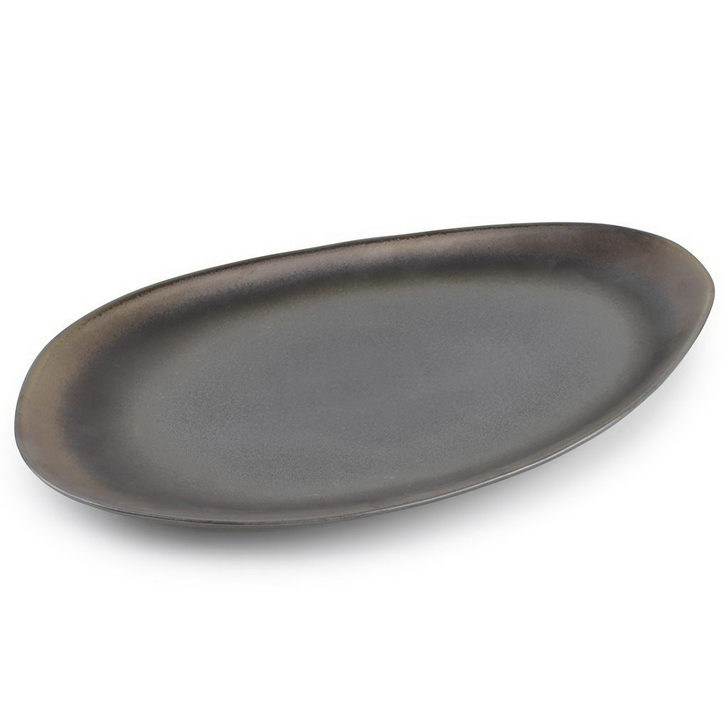 CHIC Serving dish 37,5x21cm gold graphite Claro