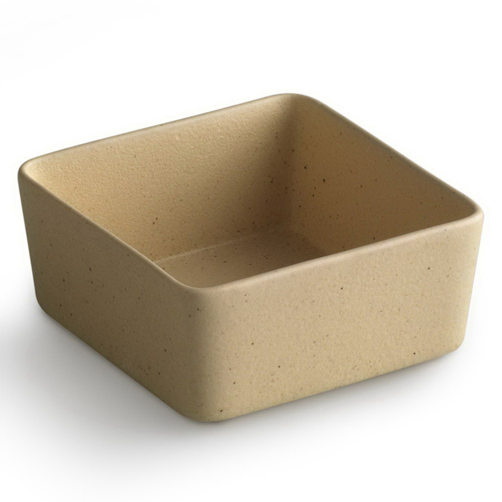 CHIC Verso Bowl 8x8x3.5cm square beige