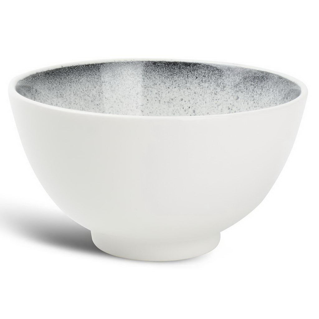 F2D Bowl 14xH7,5cm black speckled Dusk