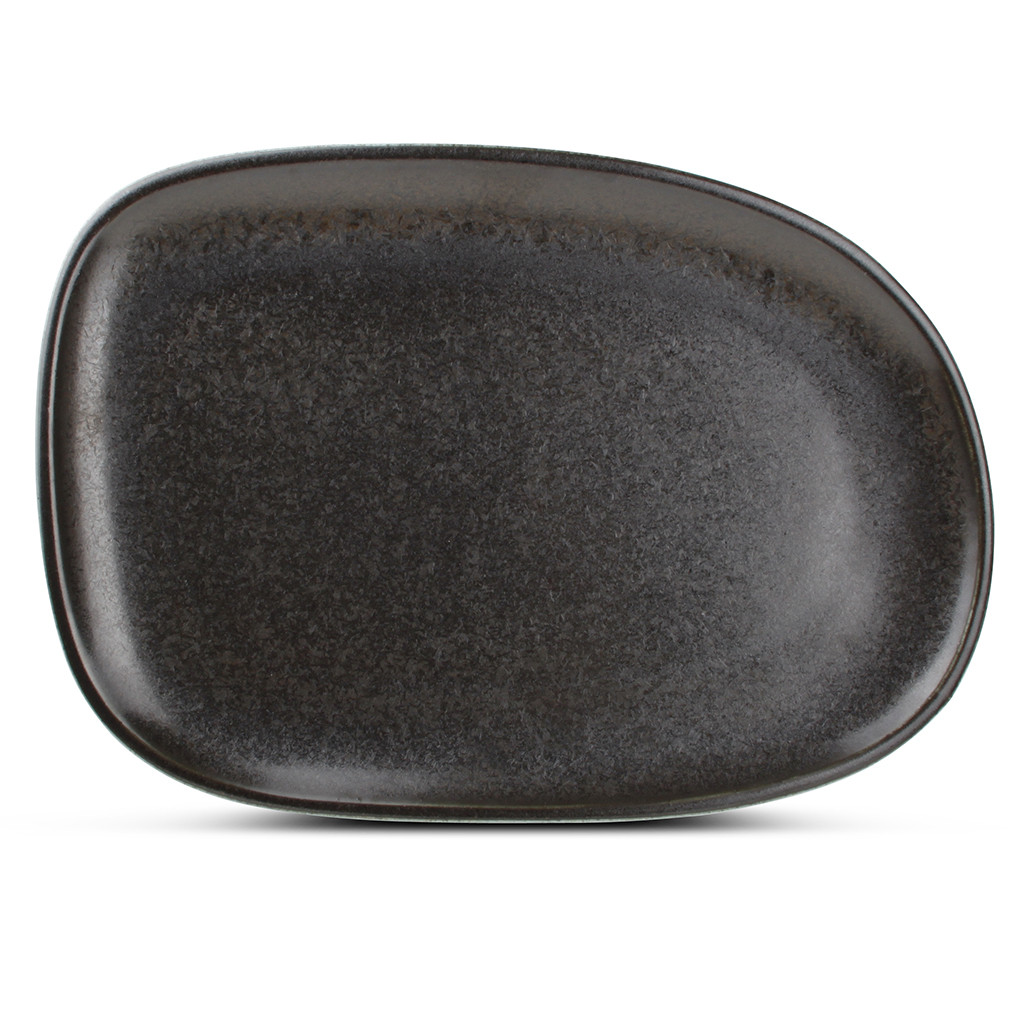 F2D Plate 33x23cm black Ceres