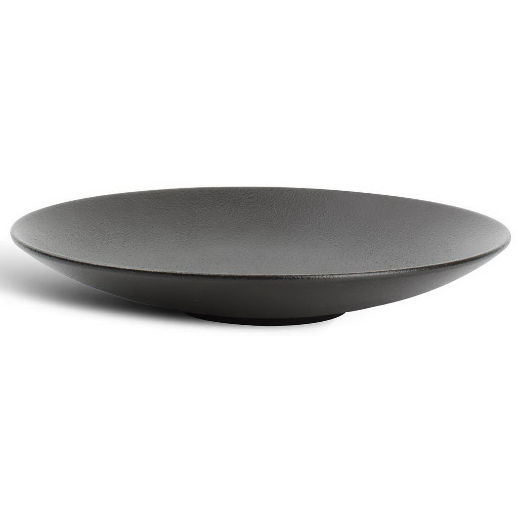 F2D Deep plate 24,5xH4cm black Dusk