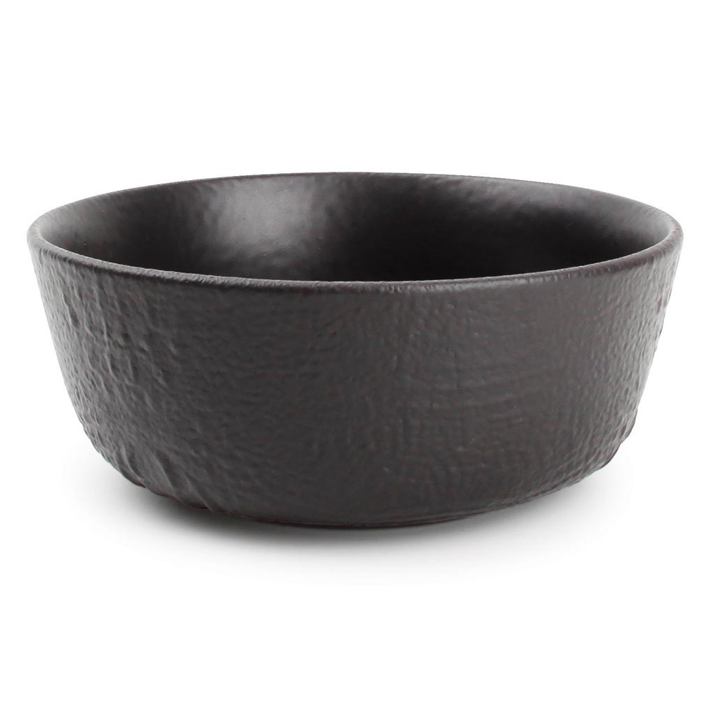 F2D Bowl 15xH6cm black Croco