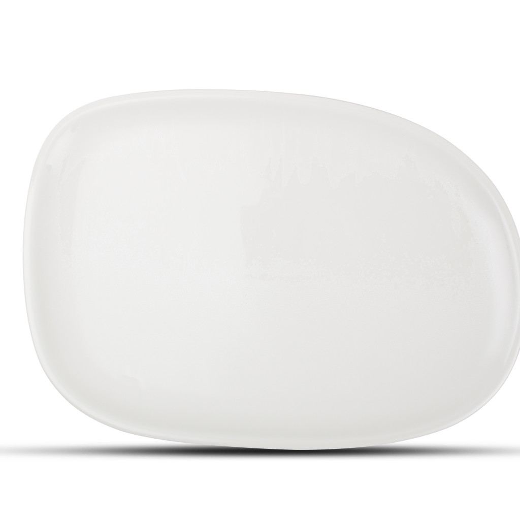 F2D Plate 33x23cm white Ceres