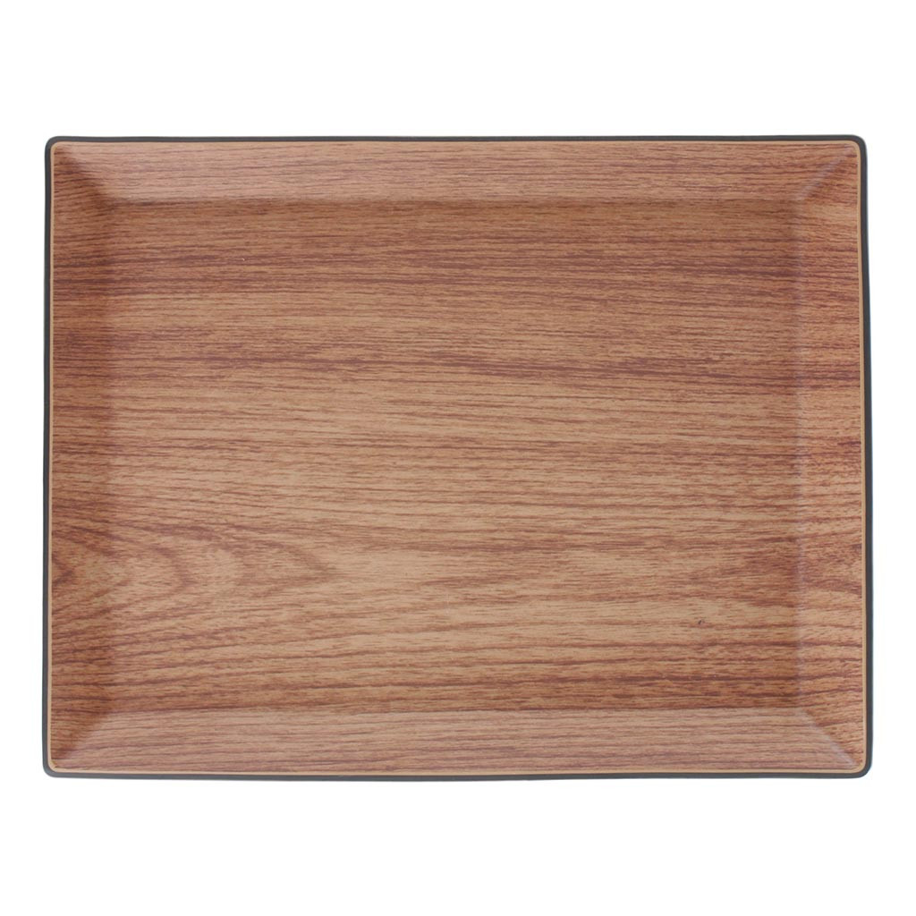 Bonbistro Serving tray 29,5x23xH2cm brown Buffet