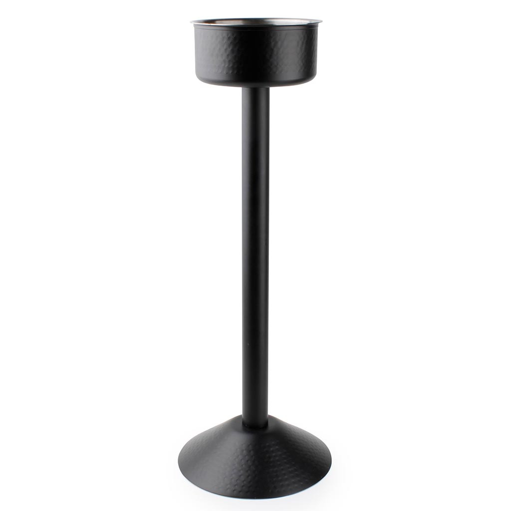 Bonbistro Champagne cooler stand 17,5xH63cm Black Bar