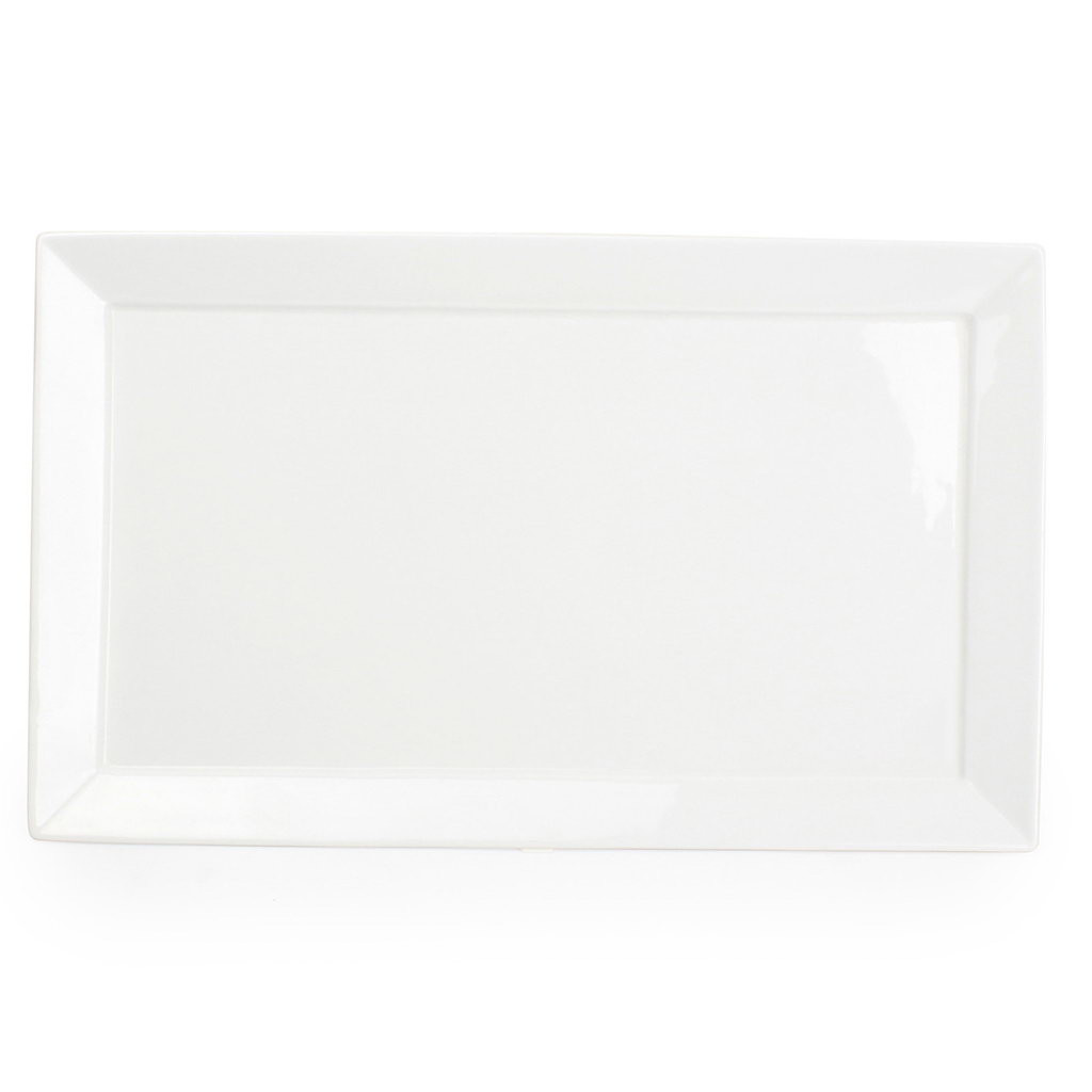 Bonbistro Serving dish 40x24,5cm with rim white Appetite