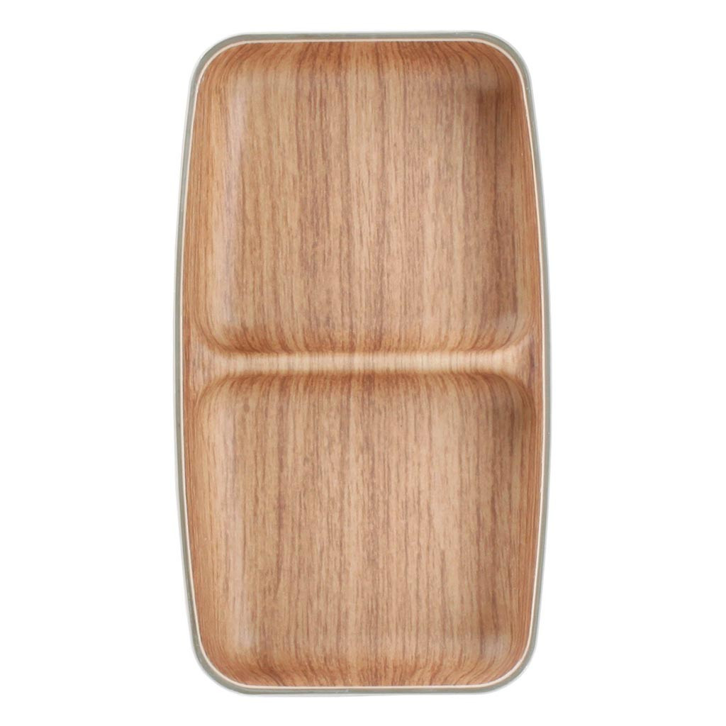 Bonbistro Divider plate 17,5x10cm 2 parts brown Buffet