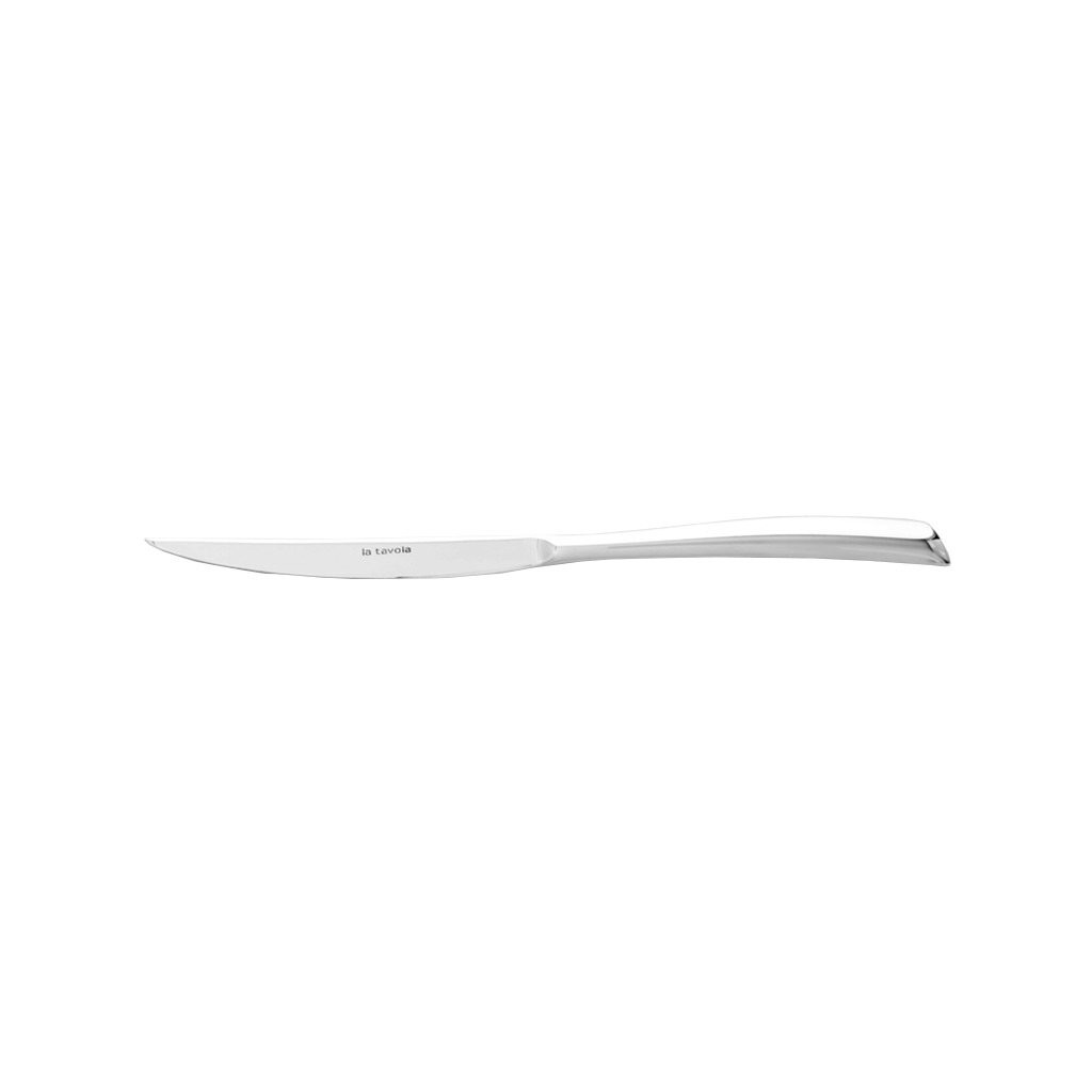 La Tavola YUKI Steak knife, solid handle, serrated blade matt stainless steel