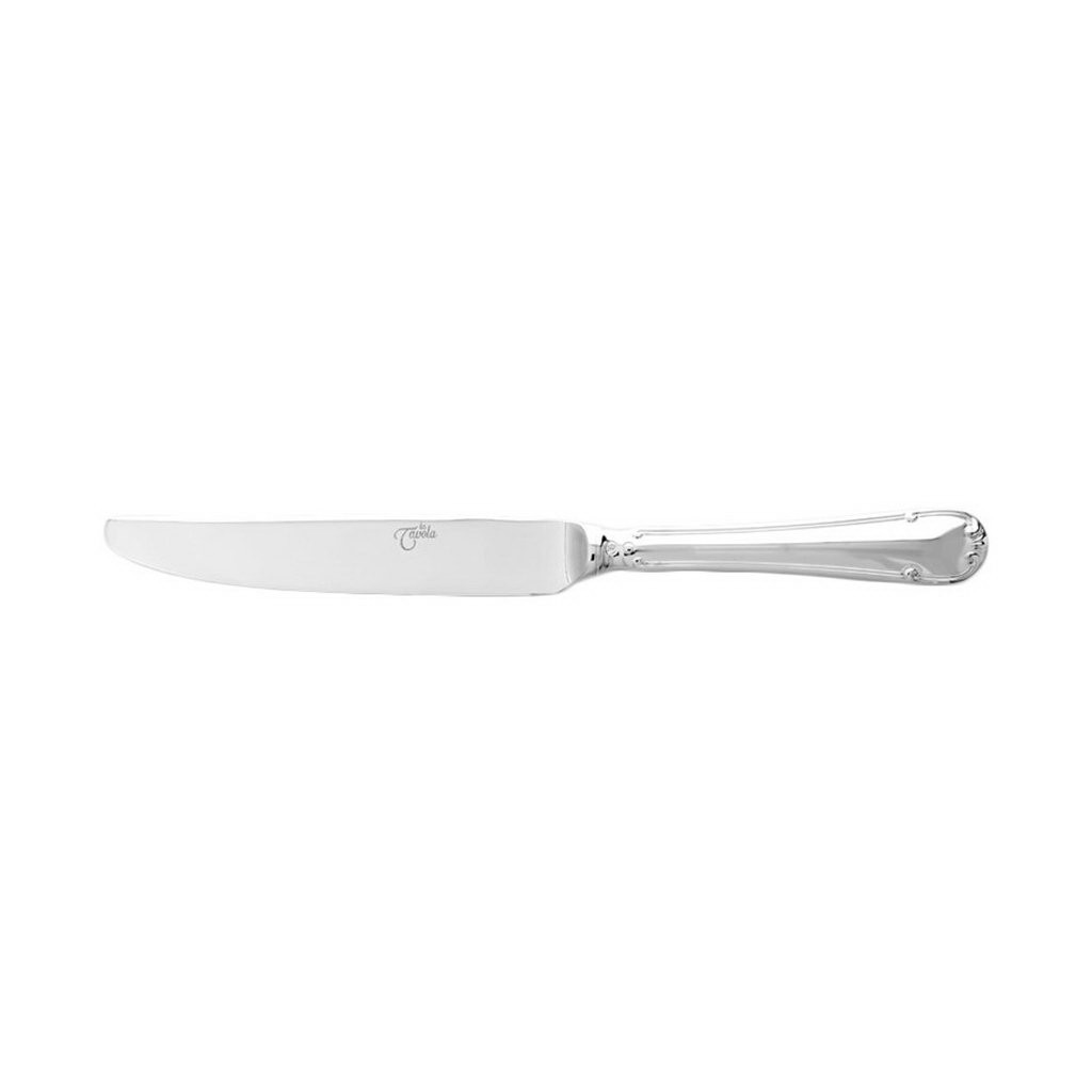 La Tavola LUCIA Table knife, hollow handle, serrated blade polished stainless steel