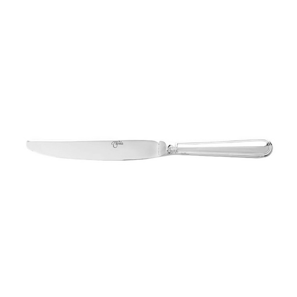 La Tavola NORMA Table knife, hollow handle, serrated blade polished stainless steel