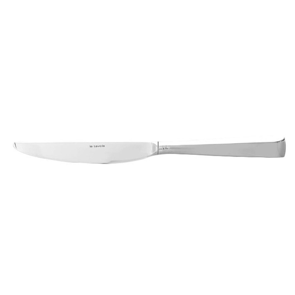 La Tavola LOUNGE Dessert knife, hollow handle, serrated blade matt stainless steel