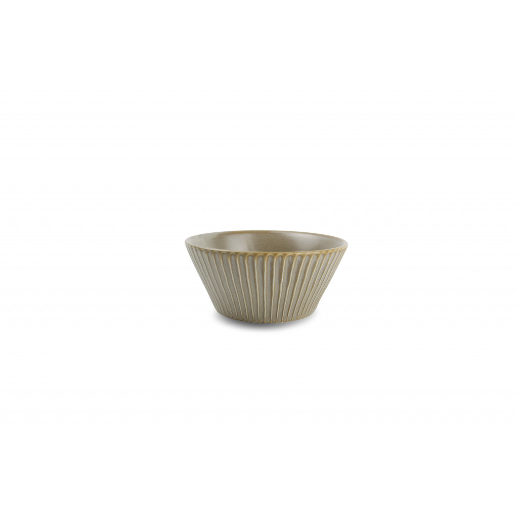 F2D Bowl 13xH5,5cm sage green Aurora