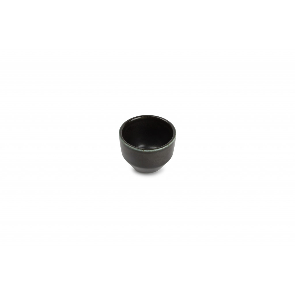 F2D Bowl/mocha cup 6,5cl black Ceres
