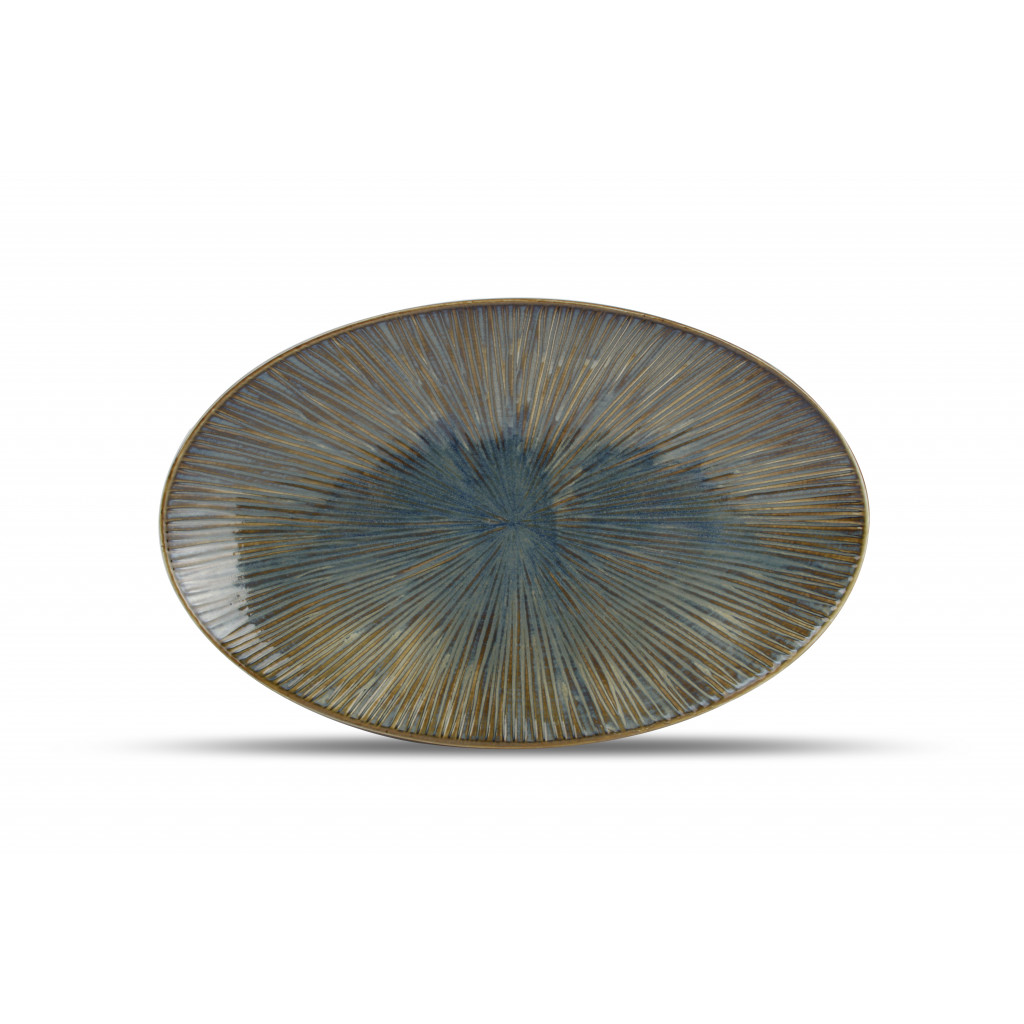 F2D Serving dish 40x25,5cm forest Halo