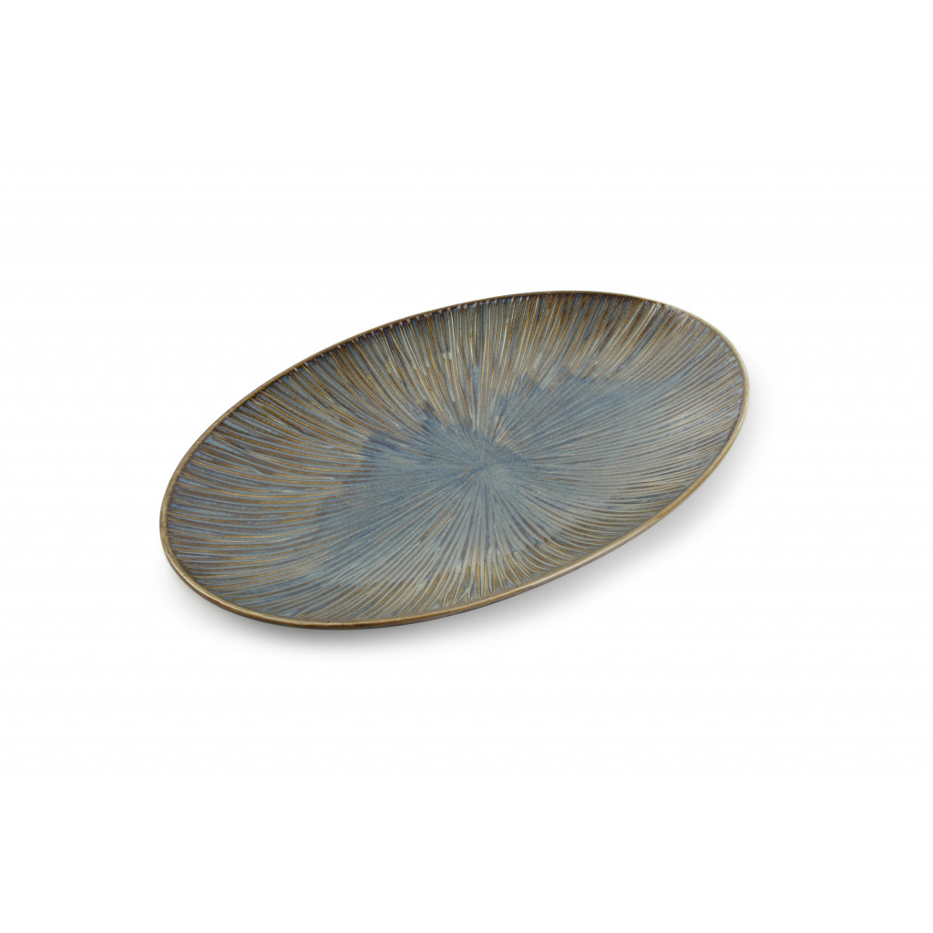 F2D Serving dish 40x25,5cm forest Halo