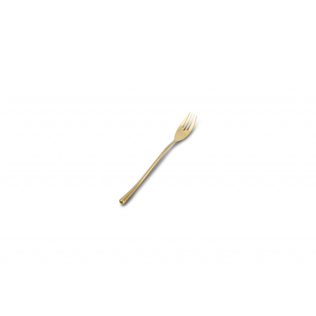 F2D Dessert fork matte gold Revive - set/7