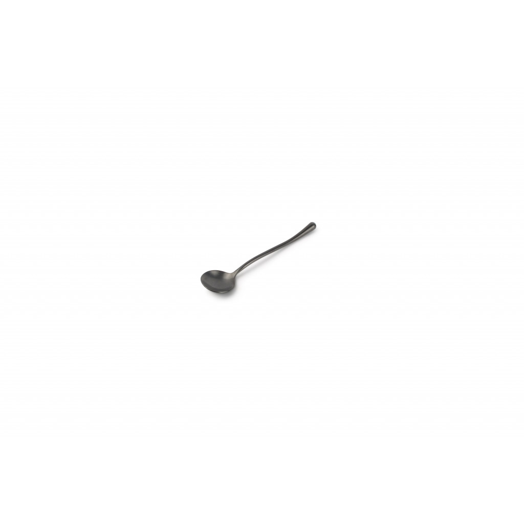 F2D Tea spoon matte black Revive - set/7